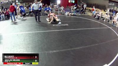 100 lbs Round 4 (6 Team) - Bly Scott, Minnesota Gold vs Waylon Nelson, Idaho