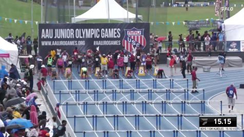 Youth Boys' 110m Hurdles Championship, Semi-Finals 6 - Age 15-16