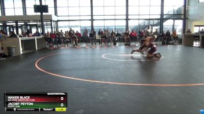 171 lbs Quarterfinal - Waker Black, Big Game Wrestling Club vs Jacoby Peyton, North Linn