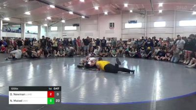 120 lbs Pools - Dylan Newman, Lumberyard (NY) vs Nico Maisel, University Hawks W.A.