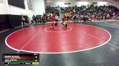 120 lbs Champ. Round 1 - Xavier DeJesus, Central - Grand Junction vs Amin Irgitov, Overland