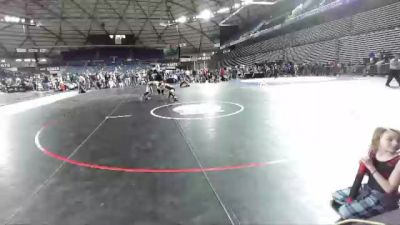 106 lbs Cons. Round 5 - Hunter Coe, Inland Northwest Wrestling Training Center vs Audon Clark, Toppenish USA Wrestling Club