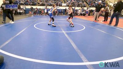 64-67 lbs Quarterfinal - Tucker Tate, Grove Takedown Club vs Kendrick Henning, Pryor Tigers