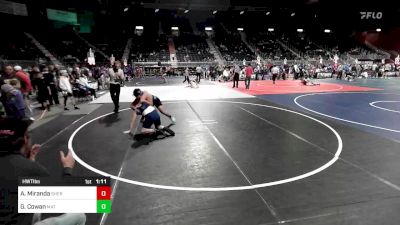 Quarterfinal - Ayden Miranda, Sheridan WC vs Garrett Cowan, Mat Pac WC