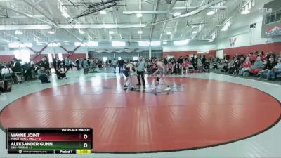 133 lbs Finals (2 Team) - Wayne Joint, Minot State (N.D.) vs Aleksander Gunn, CSU-Pueblo