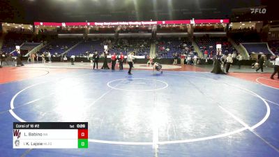 132 lbs Consi Of 16 #2 - Leo Babino, Westford Academy vs Kyle Lajoie, Milford NH