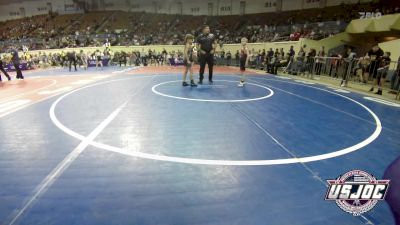 61 lbs Semifinal - Levi Wright, Weatherford Youth Wrestling vs Dayton Rice, Standfast