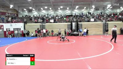 130-142 lbs Round 1 - Wyatt Key, Franklin Central vs Elijah Gaddis, North Central