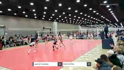 capitol 14 adidas vs CHiX 14 Pink - 2022 JVA World Challenge presented by Nike - Expo Only
