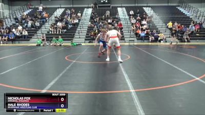 J-6 lbs Round 1 - Nicholas Fox, Immortal Athletics vs Hale Rhodes, Riverhawk Wrestling Club