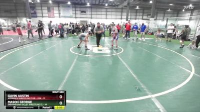 106 lbs Semifinal - Gavin Austin, Jefferson Wrestling Club - USA vs Mason George, Shenandoah Valley Wrestling Cl