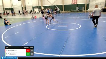 70 lbs Round 7 (8 Team) - Evan Woehrer, Columbus Wrestling Organization vs Riley Pedersen, G.I. Grapplers