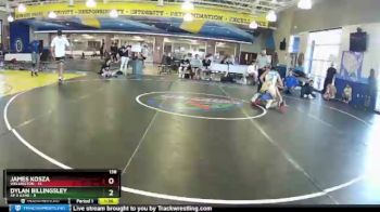 138 lbs Round 3 (8 Team) - James Kosza, Wellington vs Dylan Billingsley, AP X Kame