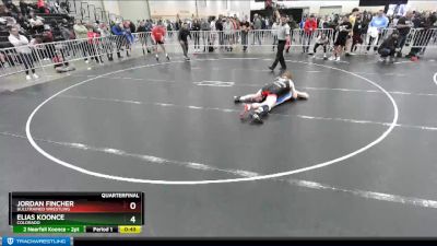 144 lbs Quarterfinal - Jordan Fincher, BullTrained Wrestling vs Elias Koonce, Colorado