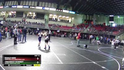 120 lbs Cons. Round 4 - Credence Schmidt, Norris Wrestling Club vs Khale Kidd, Nebraska City Wrestling Club