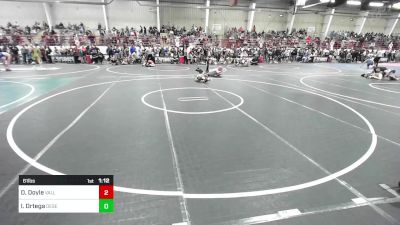 61 lbs Semifinal - DeShawn Doyle, Valley Bad Boys vs Isaac Ortega, Desert Dogs WC