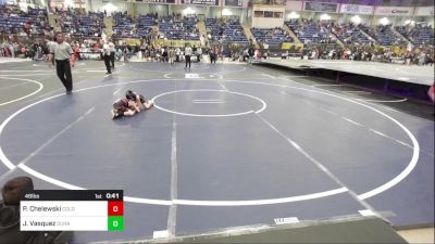 46 lbs Semifinal - Peyton Chelewski, Colorado Outlaws vs Joaquin Vasquez, Duran Elite