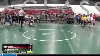 80 lbs Round 2 (8 Team) - Sam Adams, Junior Terps Xpress (MY) vs Lazarus McEwen, Team Gotcha (IL)