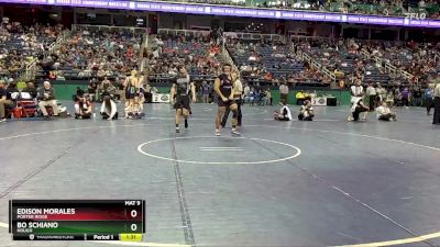 4A 190 lbs Quarterfinal - Edison Morales, Porter Ridge vs Bo Schiano, Hough