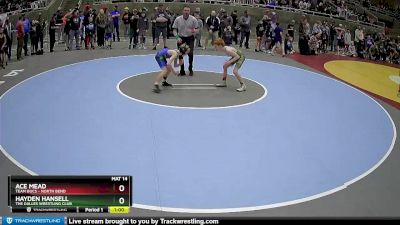 70 lbs Champ. Round 1 - Hayden Hansell, The Dalles Wrestling Club vs Ace Mead, Team Bucs - North Bend