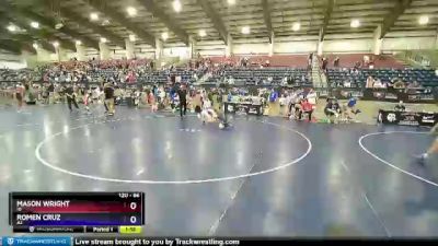 86 lbs Cons. Round 4 - Mason Wright, ID vs Romen Cruz, AZ