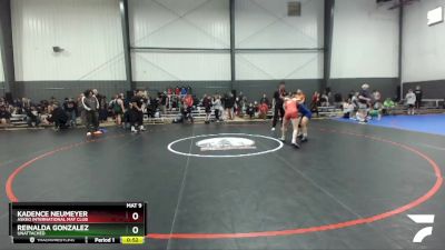 120 lbs Cons. Semi - Kadence Neumeyer, Askeo International Mat Club vs Reinalda Gonzalez, Unattached