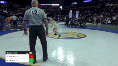 105 lbs Quarterfinal - Anaya Falcon, Walnut vs Maddison Heinzer, Gilroy