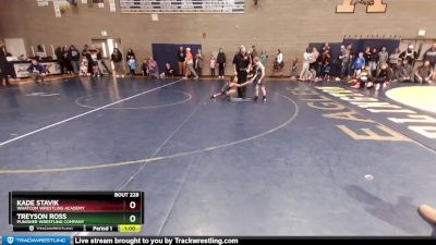 56 lbs Cons. Semi - Treyson Ross, Punisher Wrestling Company vs Kade Stavik, Whatcom Wrestling Academy