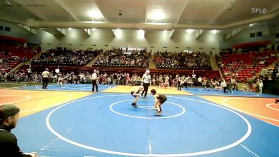 67 lbs Quarterfinal - Mari Gayman, Claremore Wrestling Club vs AJ Miller, Team Tulsa Wrestling Club