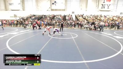 81 lbs 5th Place Match - Cameron Carpenter, South Lewis Wrestling Club vs Jackson Zeller, Fairport Jr. Red Raiders Wrestling