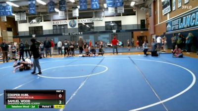 93-96 lbs Round 1 - Cooper Hurl, Charger Wrestling Club vs Samuel Wood, Sanderson Wrestling Academy