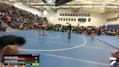 145 lbs Cons. Round 3 - Kayleb Farris, Top Of The Rock Wrestling Club vs Ethan Hague, Eastside United Wrestling Club