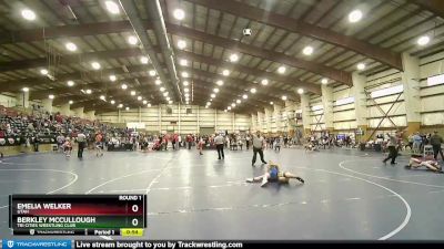 145 lbs Round 1 - Berkley McCullough, Tri Cities Wrestling Club vs Emelia Welker, Utah