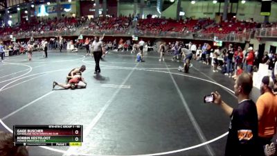 90 lbs Cons. Round 2 - Gage Buscher, Sutherland Youth Wrestling Club vs Korbin Kesteloot, Pioneer Wrestling Club