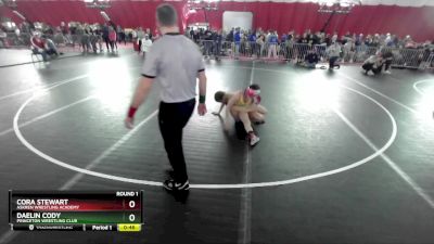 108 lbs Round 1 - Cora Stewart, Askren Wrestling Academy vs Daelin Cody, Princeton Wrestling Club