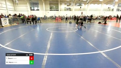 60 lbs Consi Of 8 #1 - Tyson Beam, Overcomer Training Center vs Milo Menn, Parkway