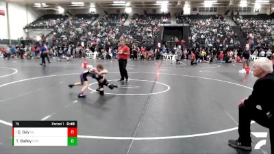 75 lbs Quarterfinal - Camdyn Gay, GI Grapplers vs Travis Bailey, Centennial Wrestling Club