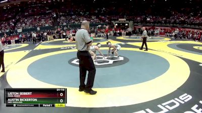 D1-113 lbs Quarterfinal - Austin Bickerton, Med Highland vs Liston Seibert, Mass. Perry