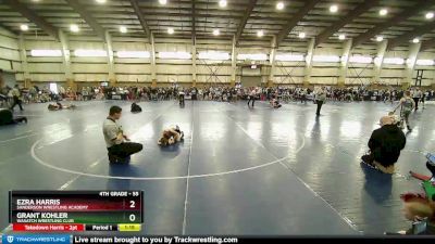 55 lbs Quarterfinal - Ezra Harris, Sanderson Wrestling Academy vs Grant Kohler, Wasatch Wrestling Club