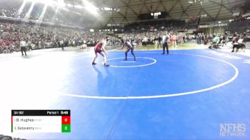 3A 182 lbs Cons. Round 5 - Brendan Hughes, Mt. Spokane vs Ivan Salaverry, Bellevue