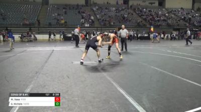 149 lbs Consi of 8 #1 - Mark Voss, Ridgewater vs Garrett Nichols, Neosho