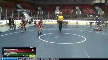 72 lbs Round 2 (3 Team) - Ethan VanDyke, MI Pitbulls vs Julian Medina, Rhino Elite