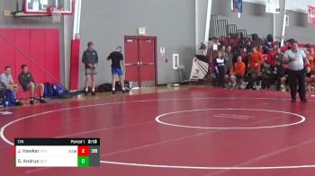 174 lbs Finals (2 Team) - Gerrit Andrus, Muskegon CC vs Jackson Hawker, Ohio Northern