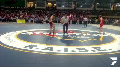 126-4A/3A 5th Place Match - Acxel Barrios Tobar, Paint Branch vs Gable Pauole, North Point