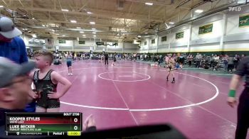 90 lbs Cons. Semi - Kooper Styles, White Lake vs Luke Becker, Pursuit Wrestling Club