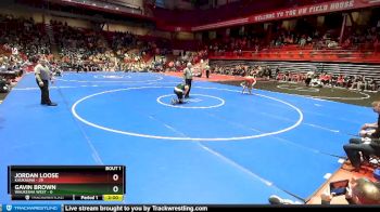 220 lbs D1 - Quarter-finals (fri 5:30 P.m.) - Jordan Loose, Kaukauna vs Gavin Brown, Waukesha West