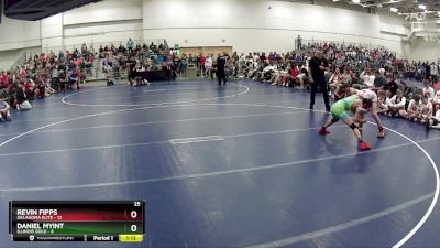 110 lbs Finals (8 Team) - Revin Fipps, Oklahoma Elite vs Daniel Myint, Illinois Gold