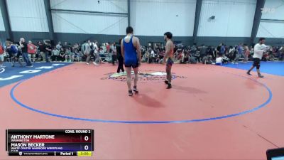 175 lbs Cons. Round 2 - Anthony Martone, Washington vs Mason Becker, White Center Warriors Wrestling Club