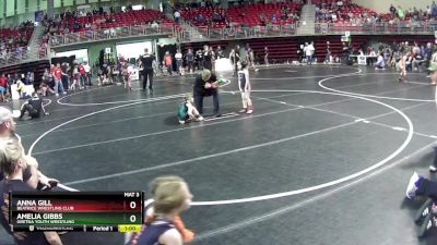 48-51 lbs Quarterfinal - Amelia Gibbs, Gretna Youth Wrestling vs Anna Gill, Beatrice Wrestling Club