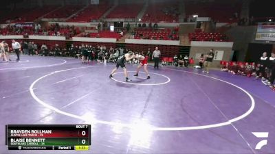 165 lbs Round 1 (16 Team) - Brayden Bollman, Austin Lake Travis vs Blaise Bennett, Southlake Carroll